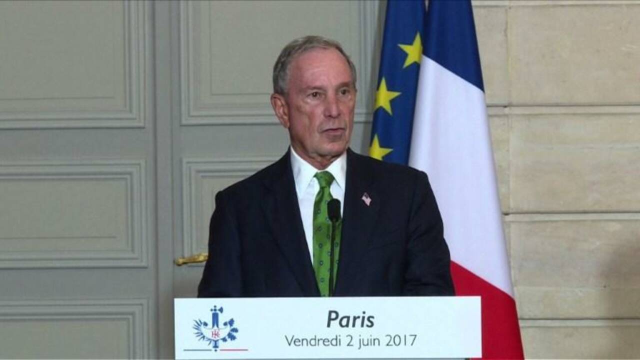 Climat: Bloomberg à Paris pour rassurer Macron