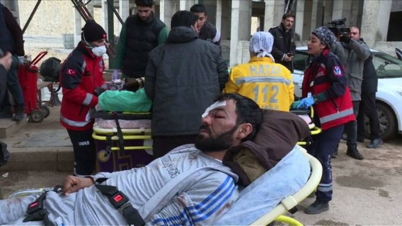 Des blessés d'Alep soignés à la frontière turque
