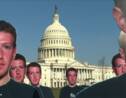 Des Zuckerberg en carton devant le Congrès