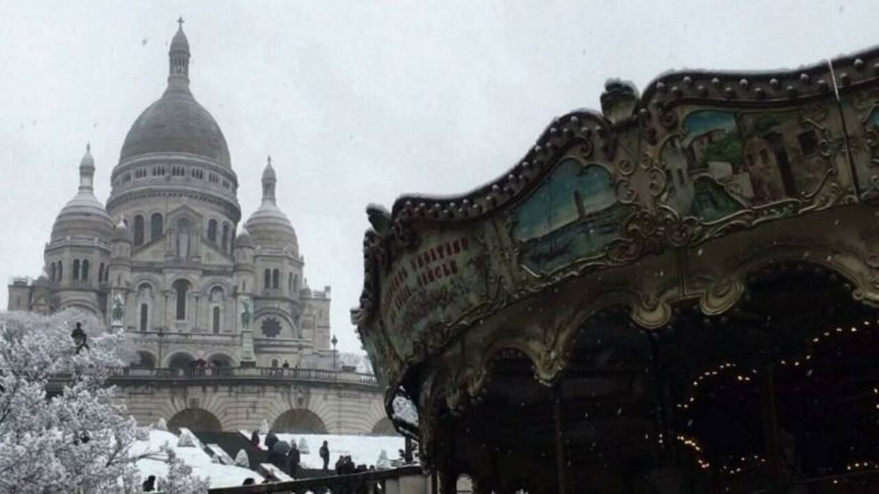 Grand froid au nord de la France et à Paris