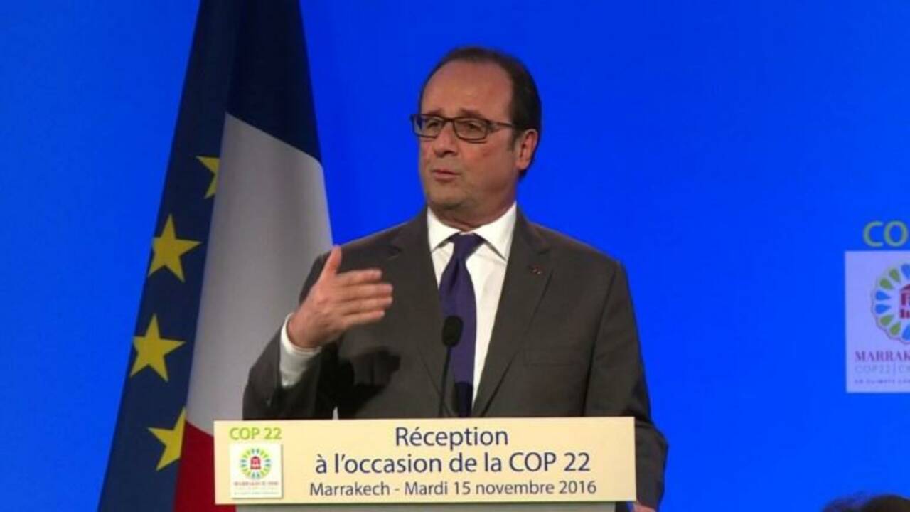 Hollande à la COP22: l'accord de Paris est "irréversible"