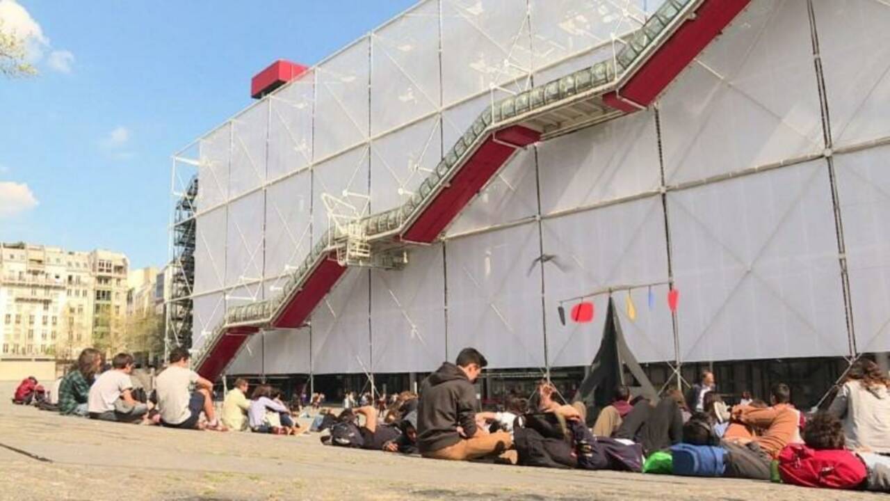 La grève se poursuit au Centre Pompidou, 8ème jour de fermeture