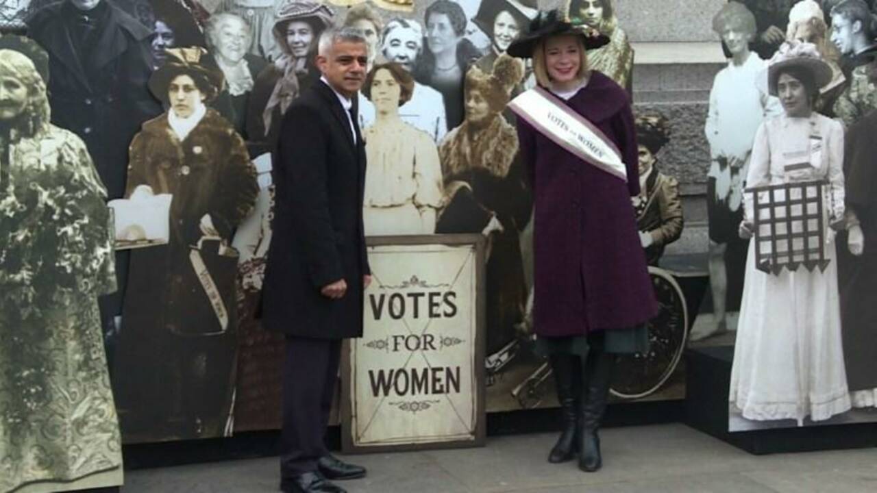 Le maire de Londres rend hommage aux suffragettes