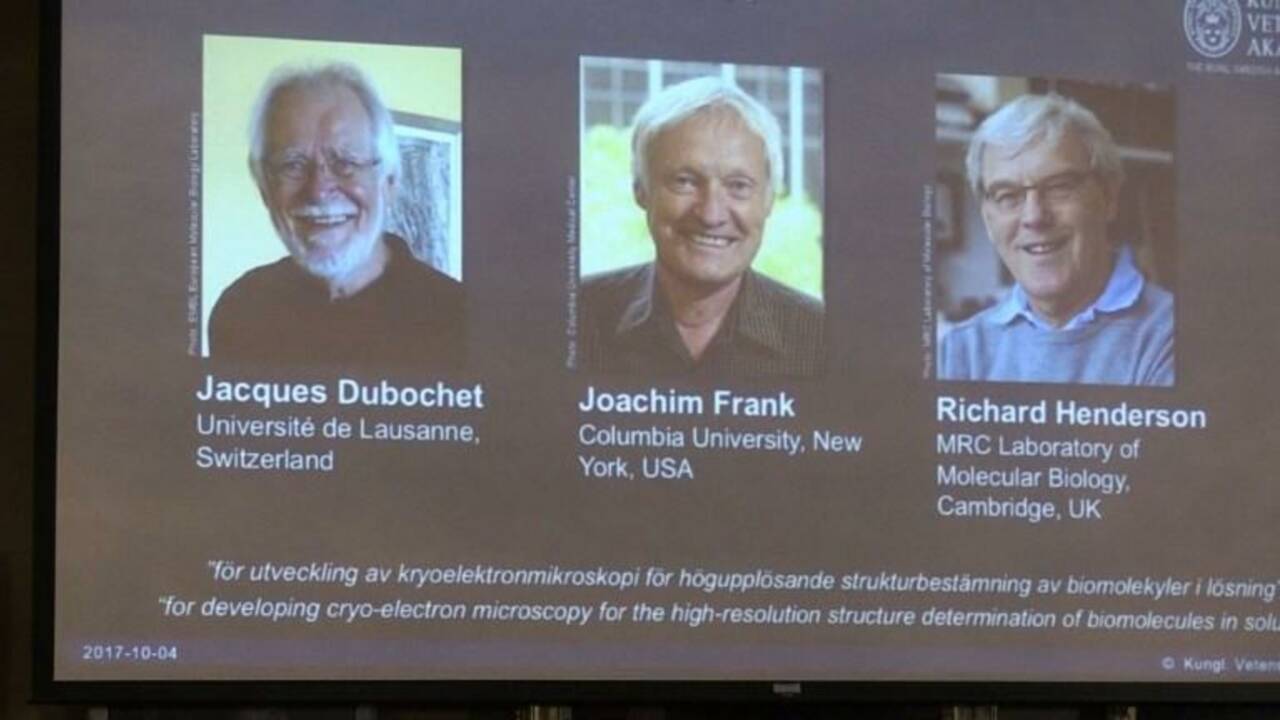 Le Nobel de chimie à un Suisse, un Américain et un Britannique