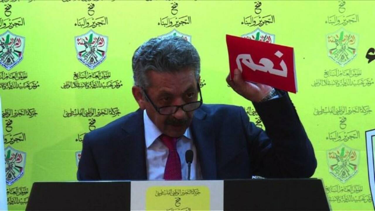 Mahmoud Abbas réélu à la tête du Fatah (officiel)