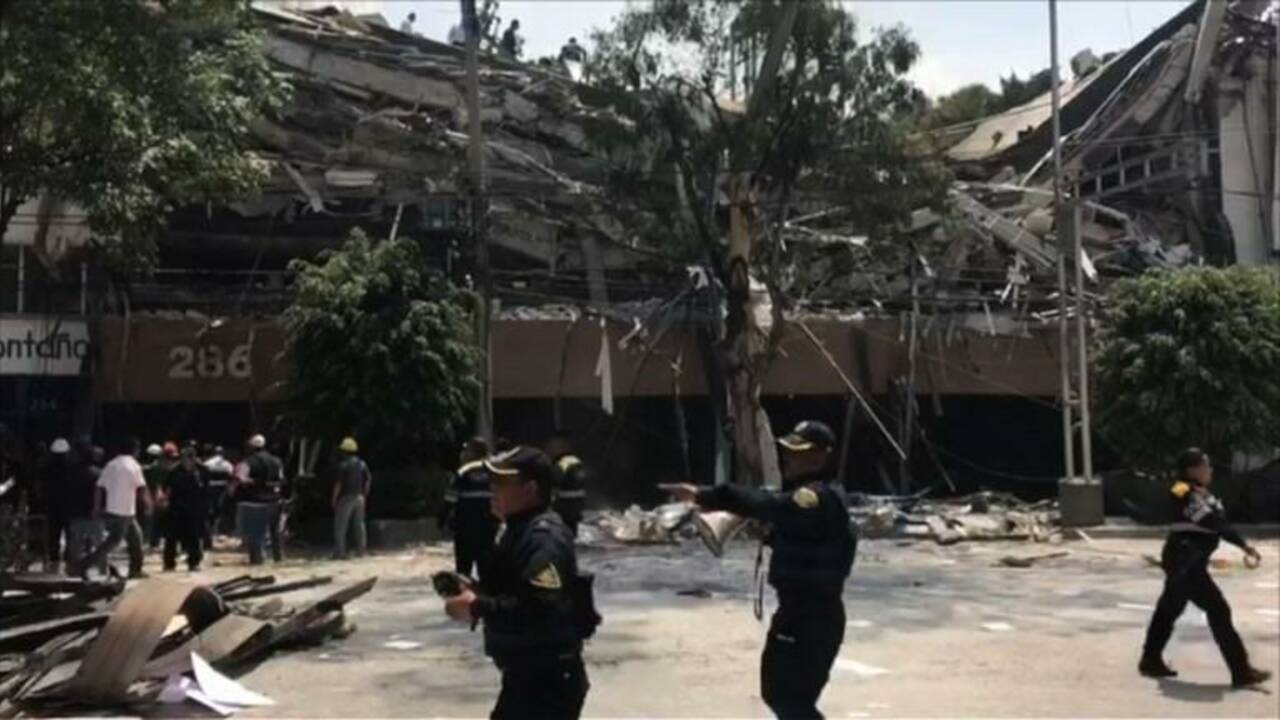 VIDÉO - Mexique : un puissant séisme secoue Mexico