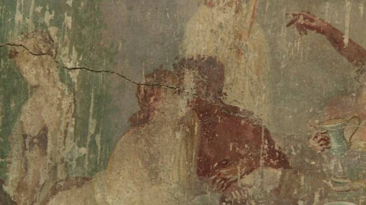 Pompéi dévoile un baiser romain pour la Saint-Valentin