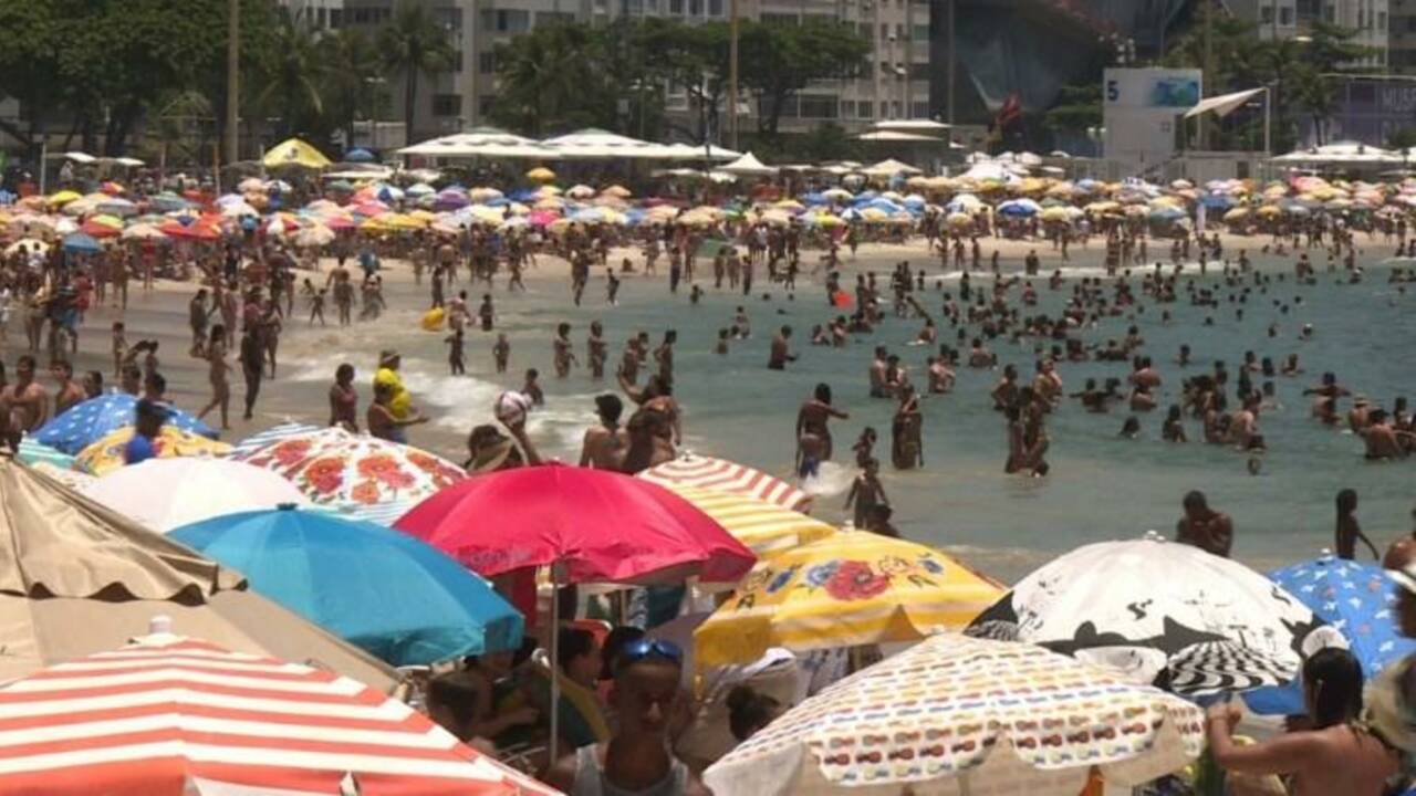 Records de chaleur à Rio en ce début d’été