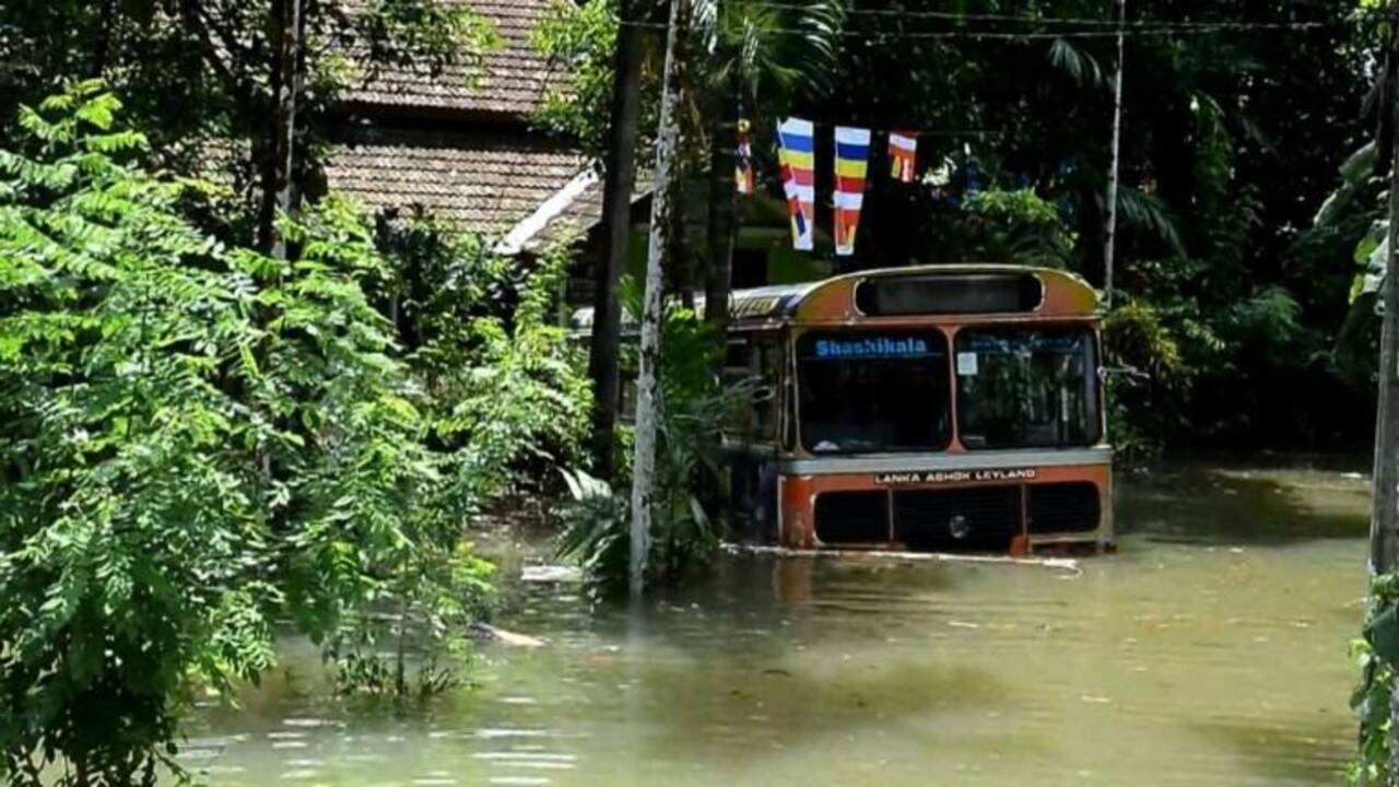 Sri Lanka: les habitants de Bulathsinhala inondés