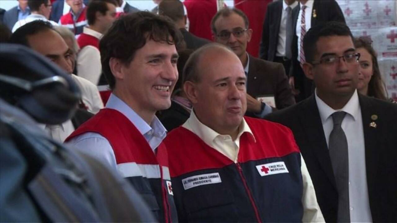 Trudeau amorce sa première visite officielle au Mexique