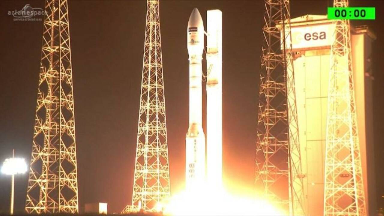 Une fusée Vega lance un satellite d'observation de la Terre