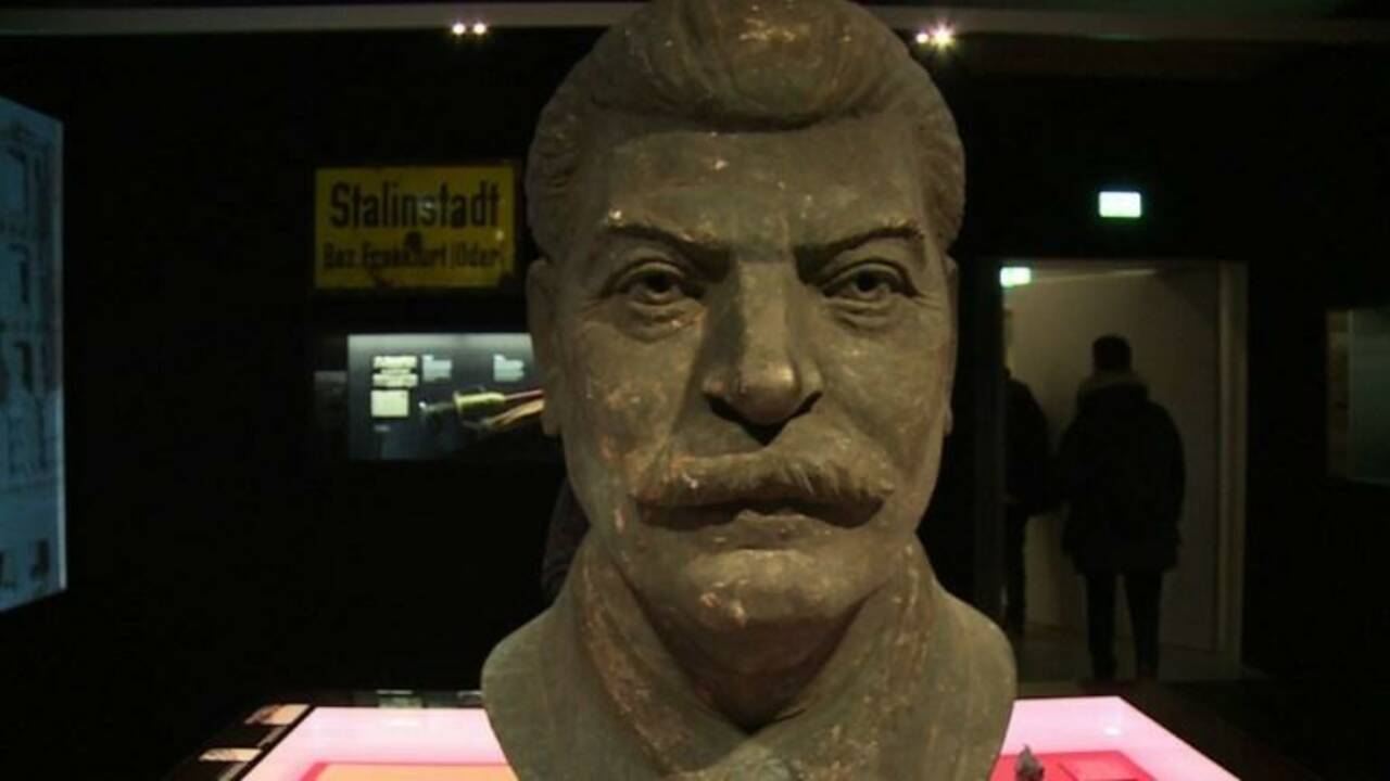 Une statue de Staline en balade à Berlin
