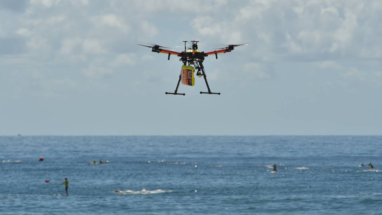 Australie: des drones surveillent les plages à la recherche de requins