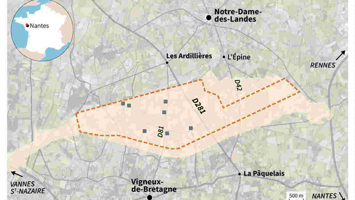 Cartographie de la ZAD de NotreDamedesLandes Geo.fr