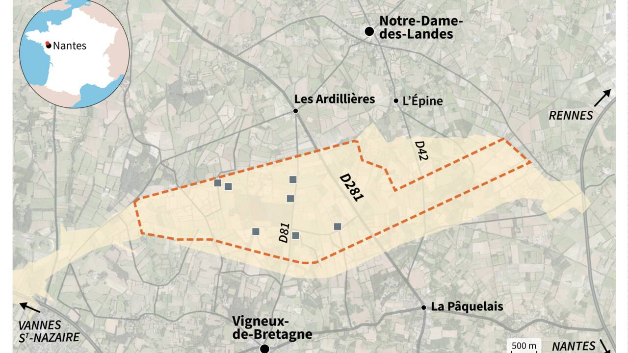 Cartographie de la ZAD de Notre-Dame-des-Landes 