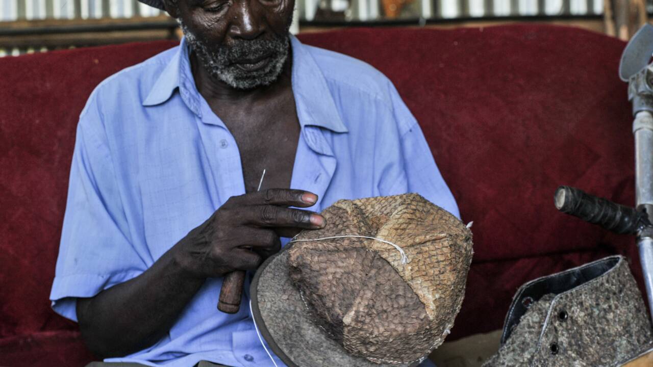 Au Kenya, les restes de poisson donnent des objets de mode en cuir