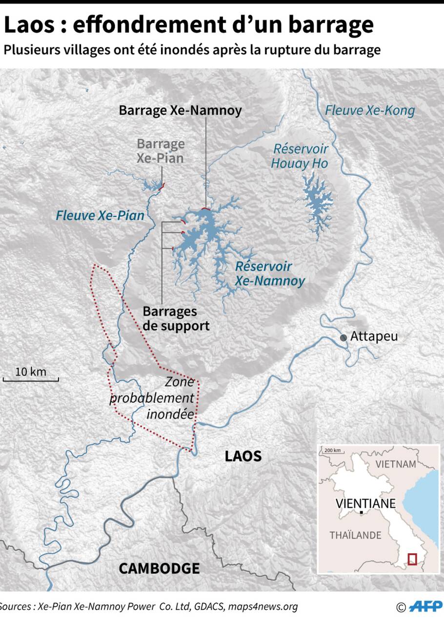 La construction frénétique de barrages met en péril le fragile Laos