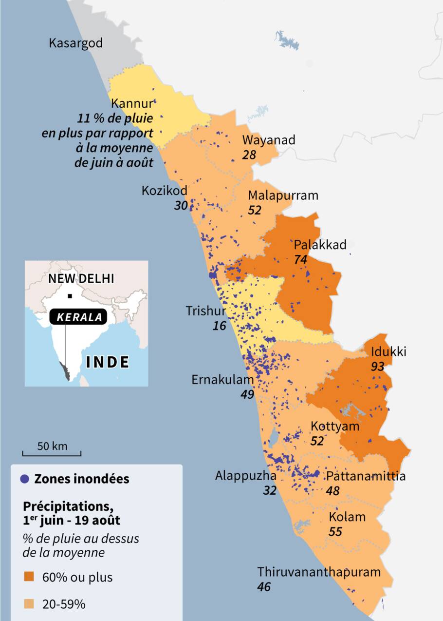 Avec le réchauffement, les inondations appelées à augmenter en Inde