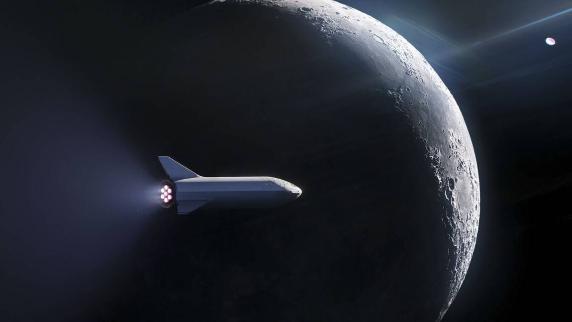 Objectif Lune pour SpaceX