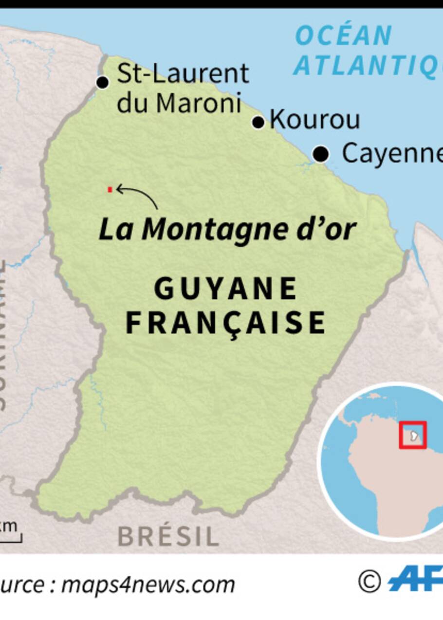 Malgré son abandon, la Montagne d'Or toujours sujet de discorde en Guyane