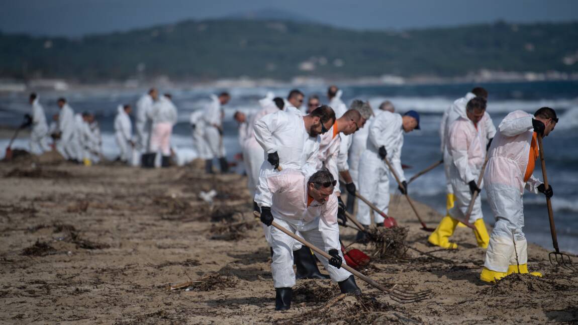 Pollution aux hydrocarbures: 37 plages du Var toujours touchées