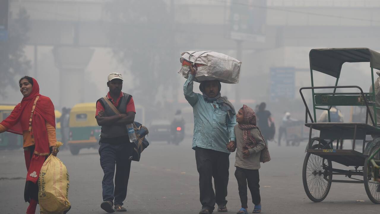 A New Delhi, riches et pauvres inégaux aussi face à la pollution