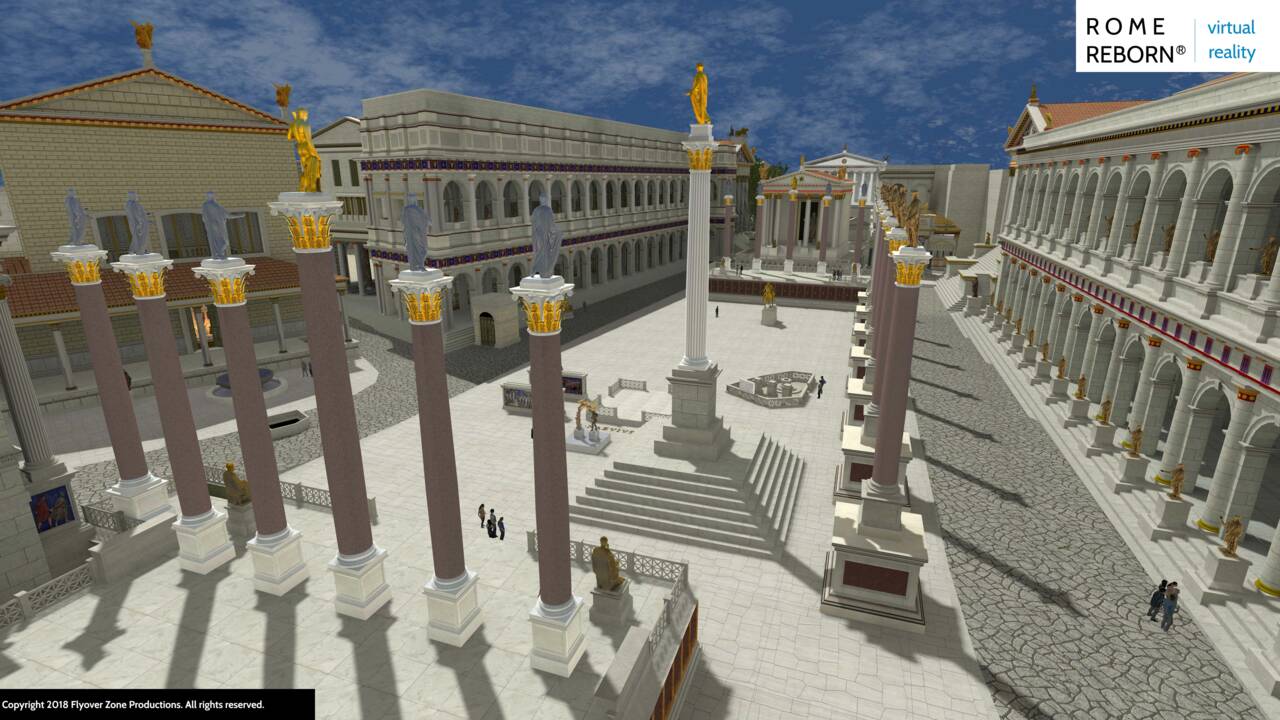 Les splendeurs de la Rome antique ressuscitées en réalité virtuelle