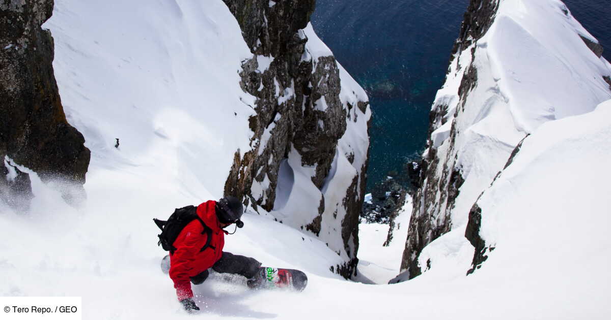 Snowboard Xavier de Le Rue, l'aventurier du freeride Geo.fr