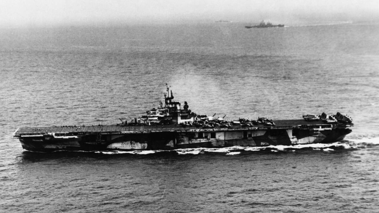 Découverte de l'épave du porte-avions USS Hornet dans les profondeurs du Pacifique