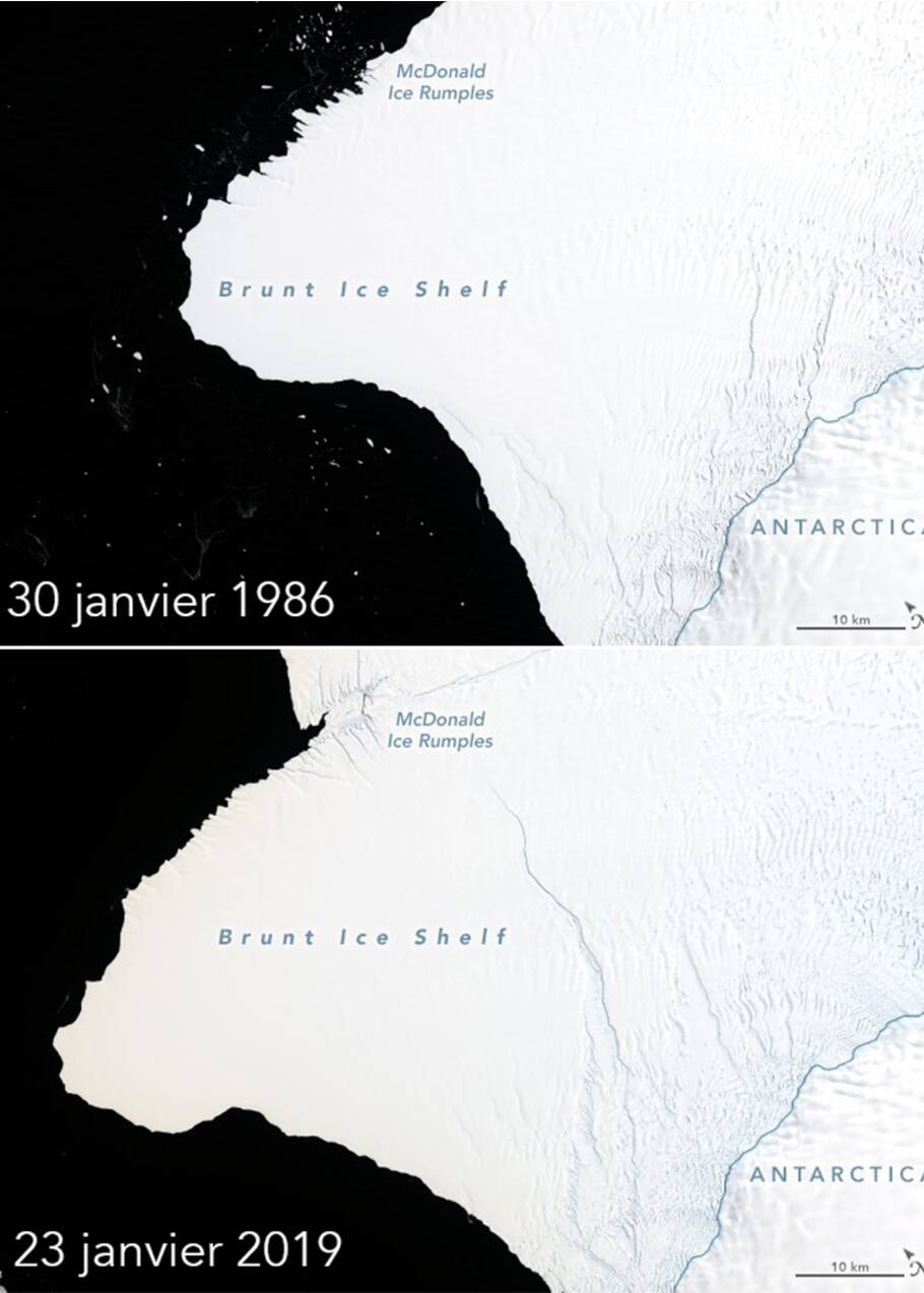 Un iceberg deux fois plus grand que New York va se détacher de l'Antarctique