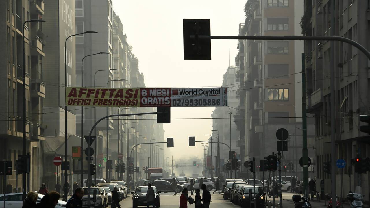 Pollution de l'air: les points noirs de la carte européenne