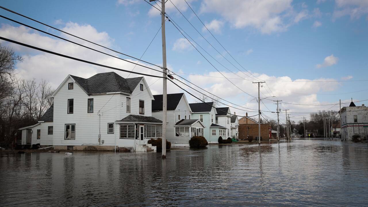 USA: plus d'un milliard de dollars de dégâts dus à des inondations