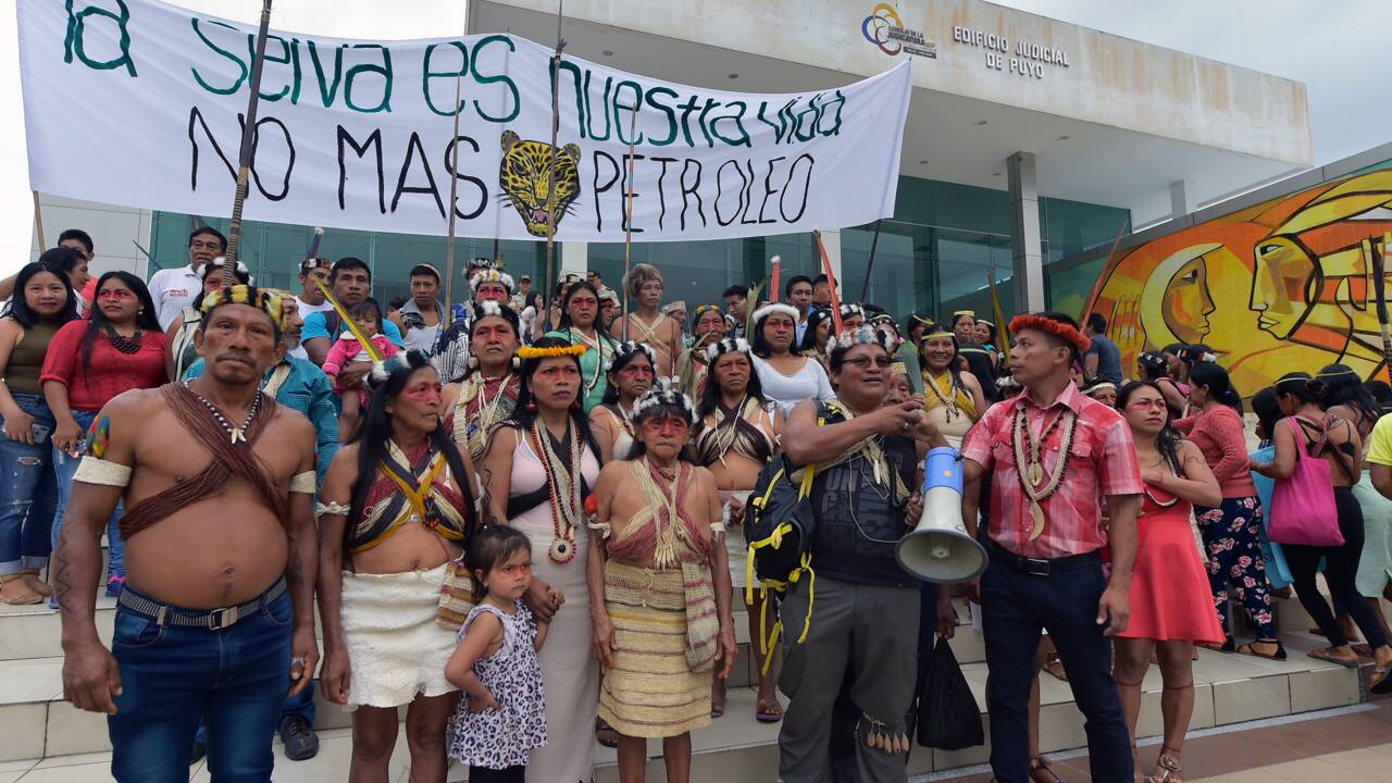 En Equateur, des Amérindiens se mobilisent contre un projet d'exploration pétrolière en Amazonie