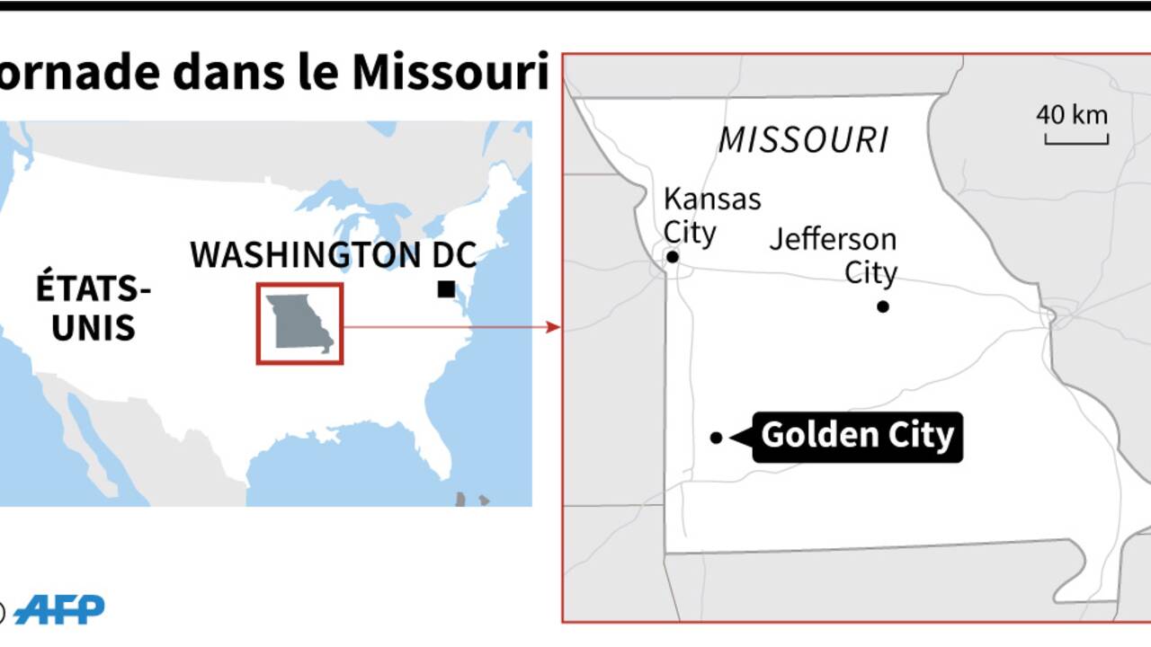Etats-Unis: une tornade fait trois morts dans le Missouri