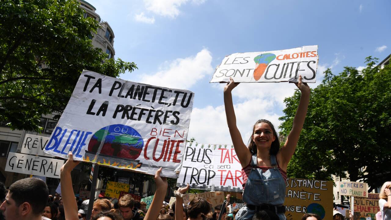 En France, les jeunes de nouveau dans la rue pour l'action climatique
