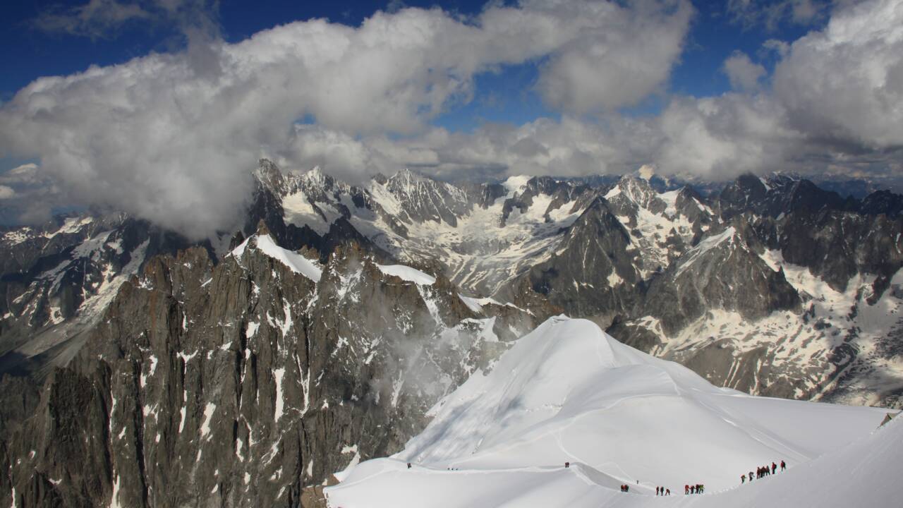 Mont-Blanc : le nombre de jours de gel va diminuer drastiquement d'ici à 2100