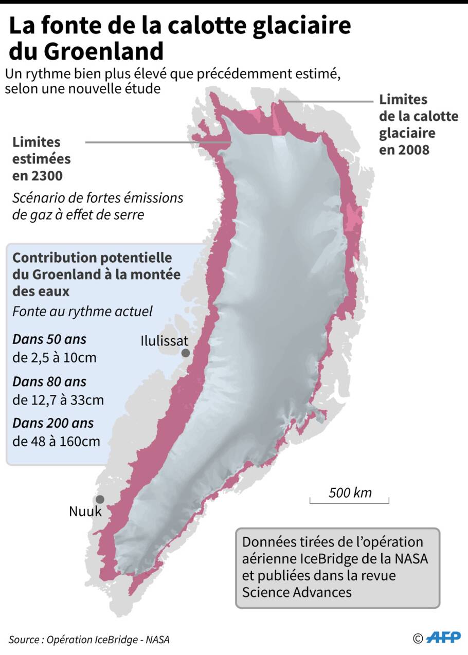 "Si nous continuons à ce rythme, le Groenland va fondre" selon un glaciologue