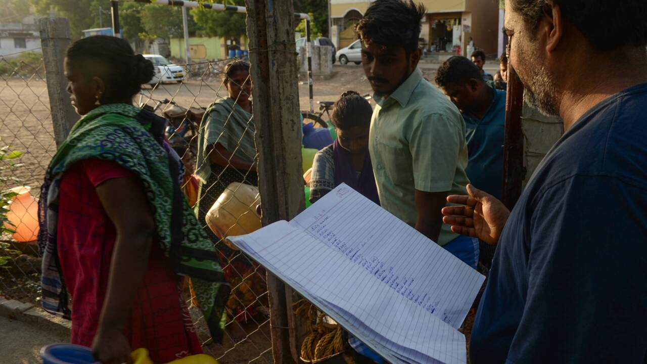 Inde: dans Chennai à court d'eau, la quête obsessionnelle de l'or bleu