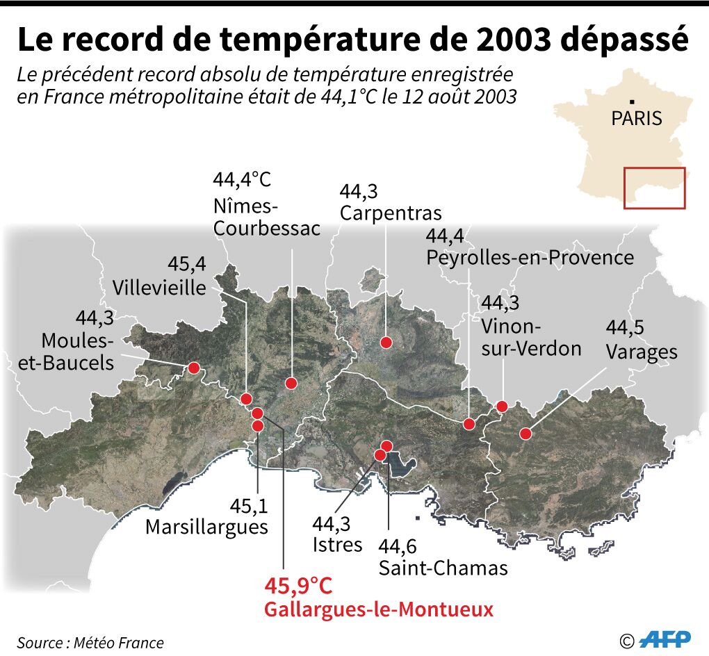 Canicule Du Mieux Dimanche Apres Un Samedi Encore Suffocant Geo Fr