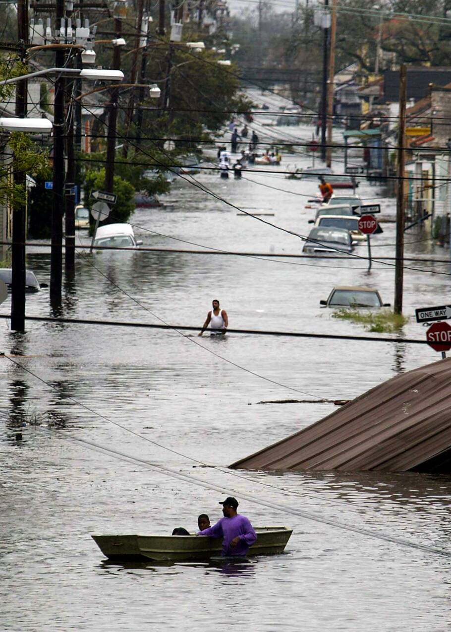 Inondations à La Nouvelle-Orléans, menacée par un possible ouragan