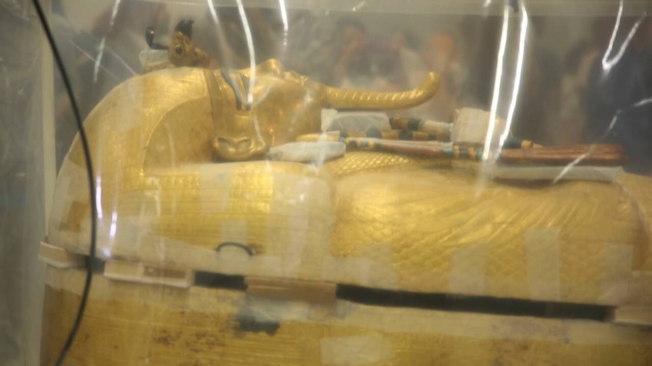 L'Egypte démarre la restauration du sarcophage doré de Toutankhamon