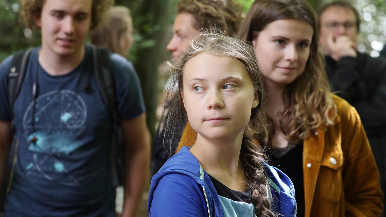 Climat: Greta Thunberg en visite surprise dans le bassin minier rhénan