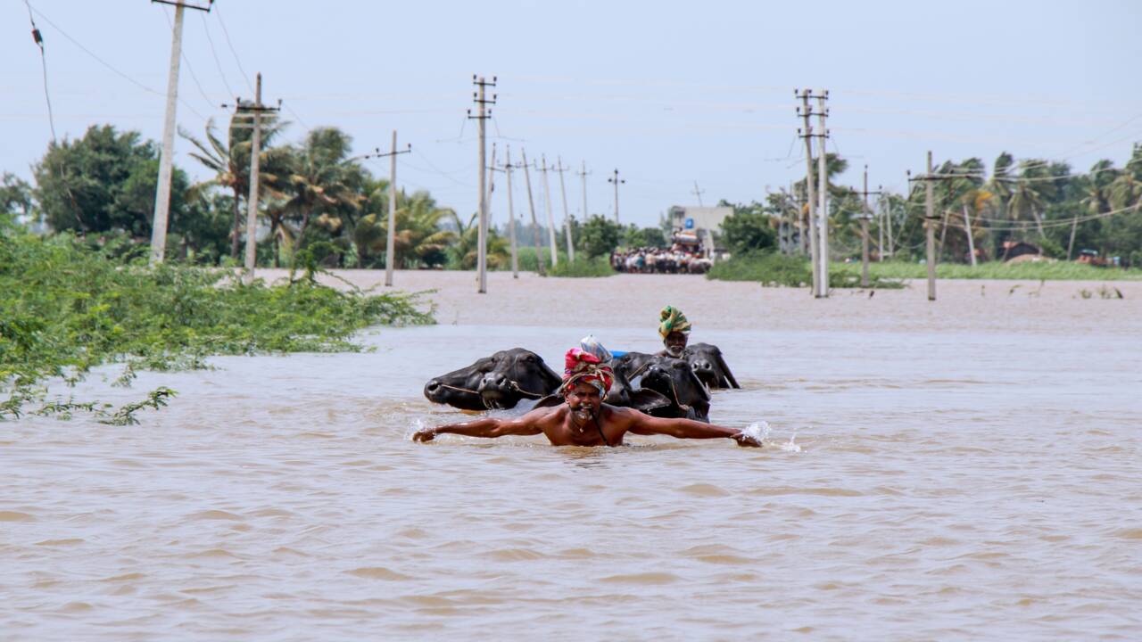 Mousson en Inde: au moins 144 morts, des centaines de milliers d'évacuations
