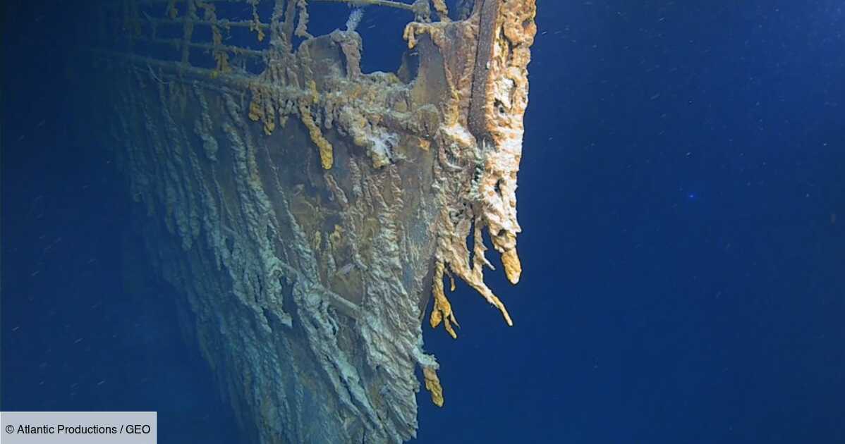 De Nouvelles Images Du Titanic Revelent La Deterioration Avancee De L Epave Geo Fr