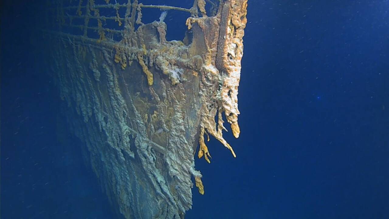 De nouvelles images du Titanic révèlent la détérioration avancée de l'épave