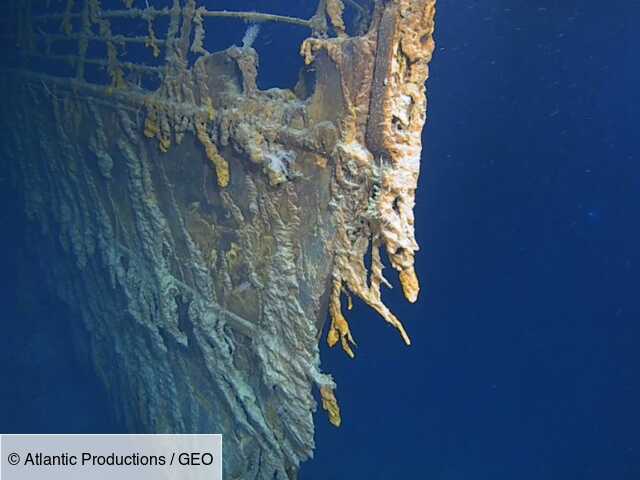 De Nouvelles Images Du Titanic Revelent La Deterioration Avancee De L Epave Geo Fr