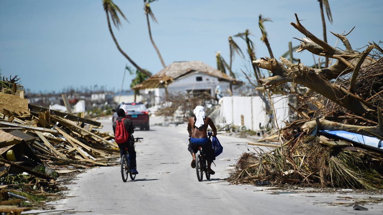 La dure collecte des morts de l'ouragan Dorian sur l'île d'Abaco