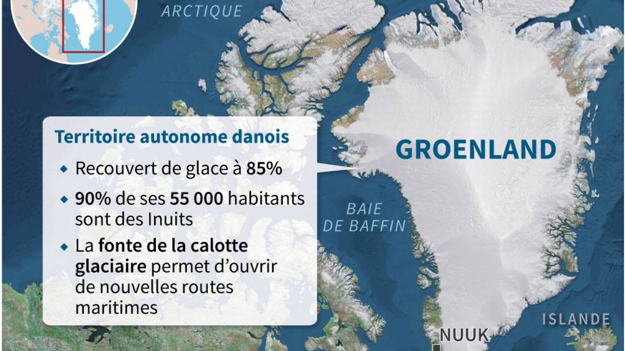 Au Groenland, les chiens de traîneau menacés par la fonte des glaces
