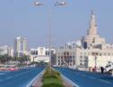 Le Qatar à l'heure bleue: une rue repeinte pour rafraîchir Doha
