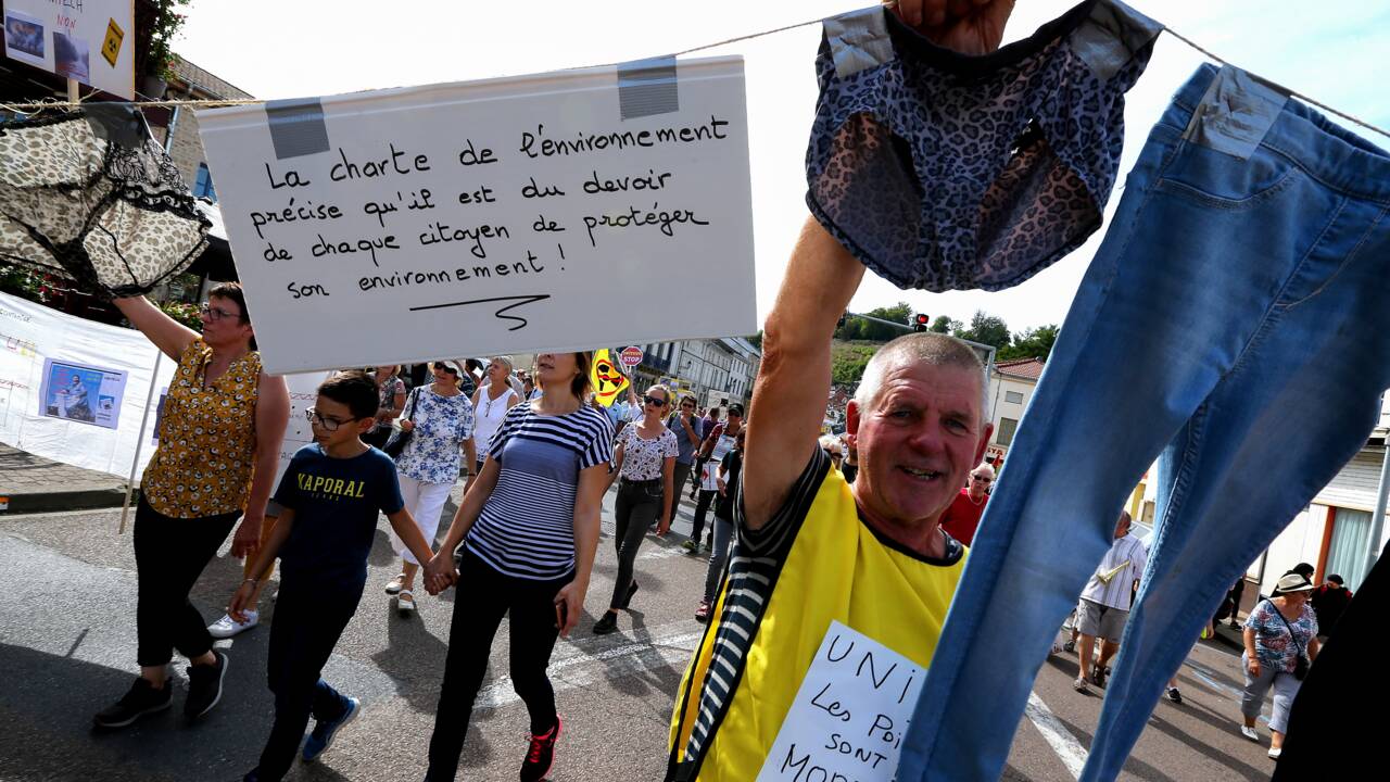 Haute-Marne: un millier de manifestants contre une "laverie nucléaire"